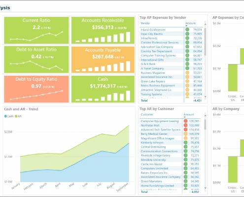 Liquidity Analysis Dashboard Example